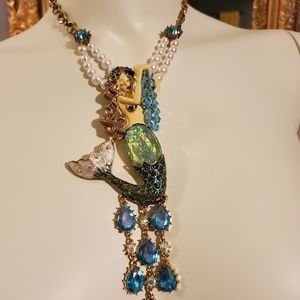 Betsy Johnson Mermaid Necklace